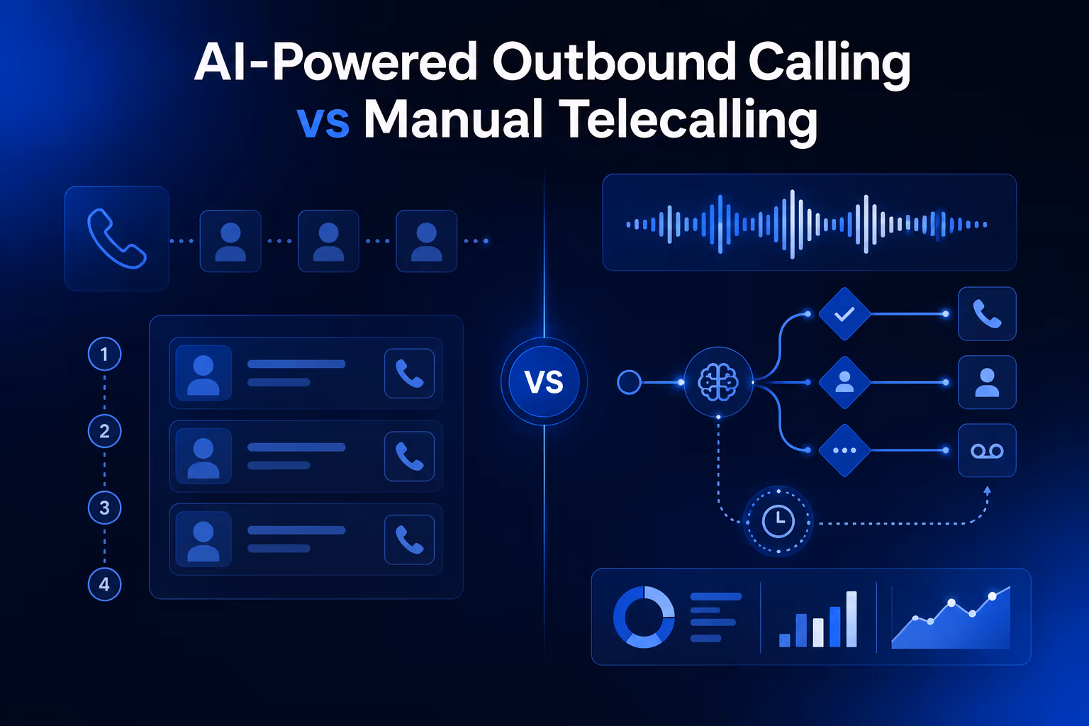 Telecalling software versus AI agents