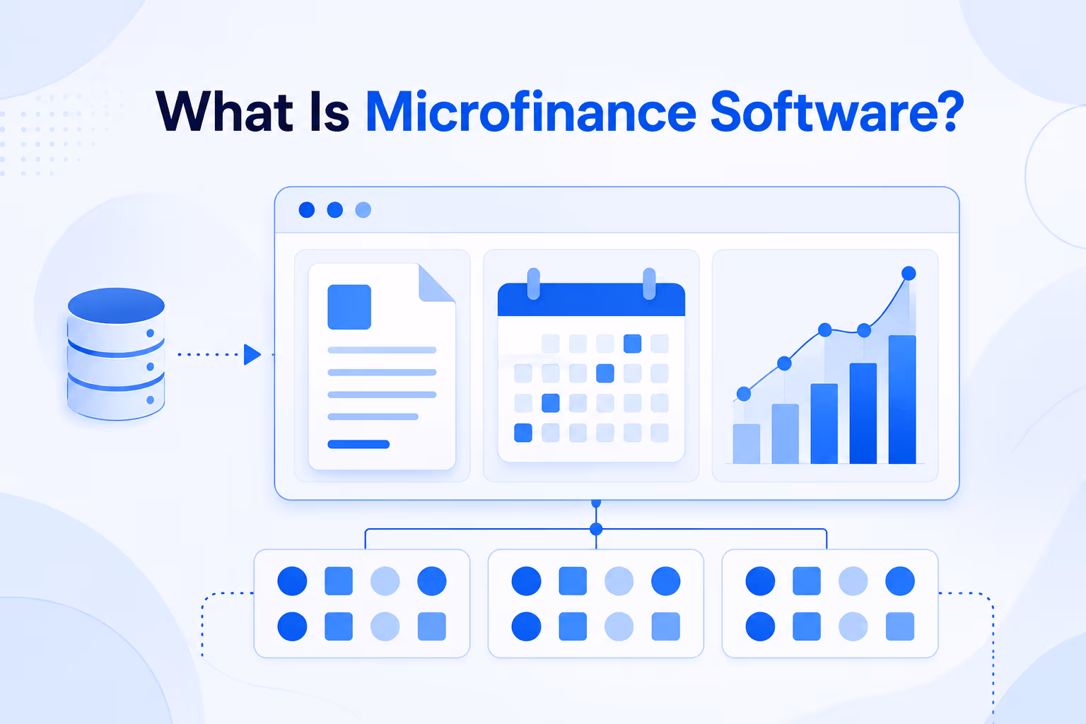 Microfinance software manages loan repayments