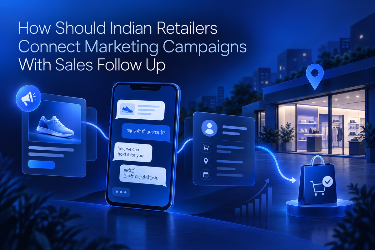 Retail marketing connects campaigns follow-up