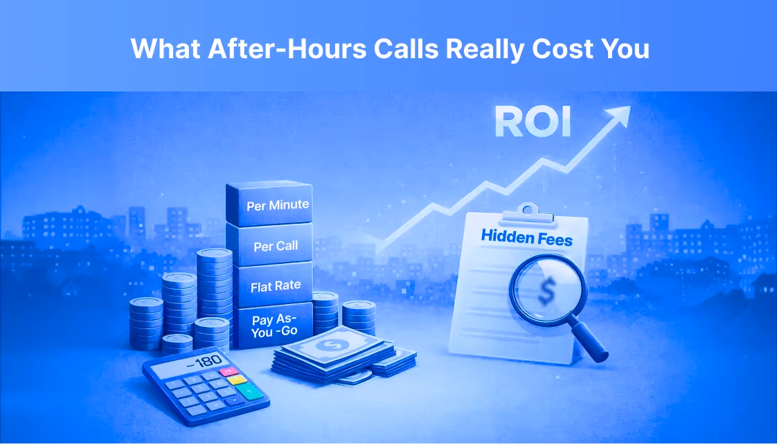 A complete breakdown of after hours answering service pricing and ROI.