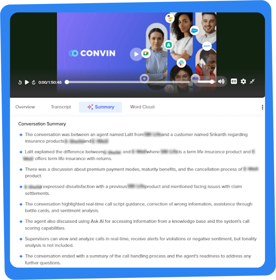 Callveriq’s custom call summarization reduces call center ACW