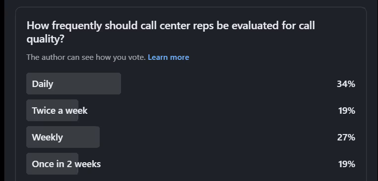 Smart coaching call center demands daily feedback