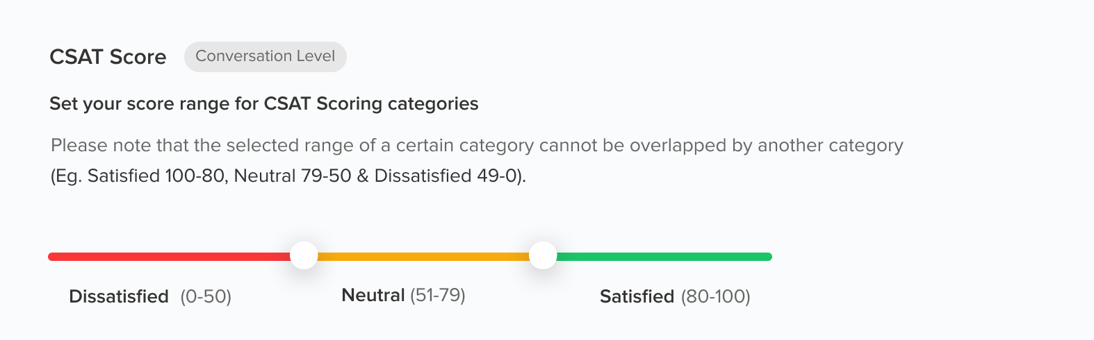How is customer satisfaction measured in Callveriq?