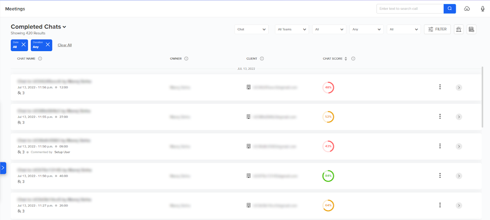 Call center compliance